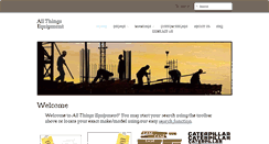 Desktop Screenshot of allthingsequipment.com