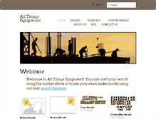 Tablet Screenshot of allthingsequipment.com